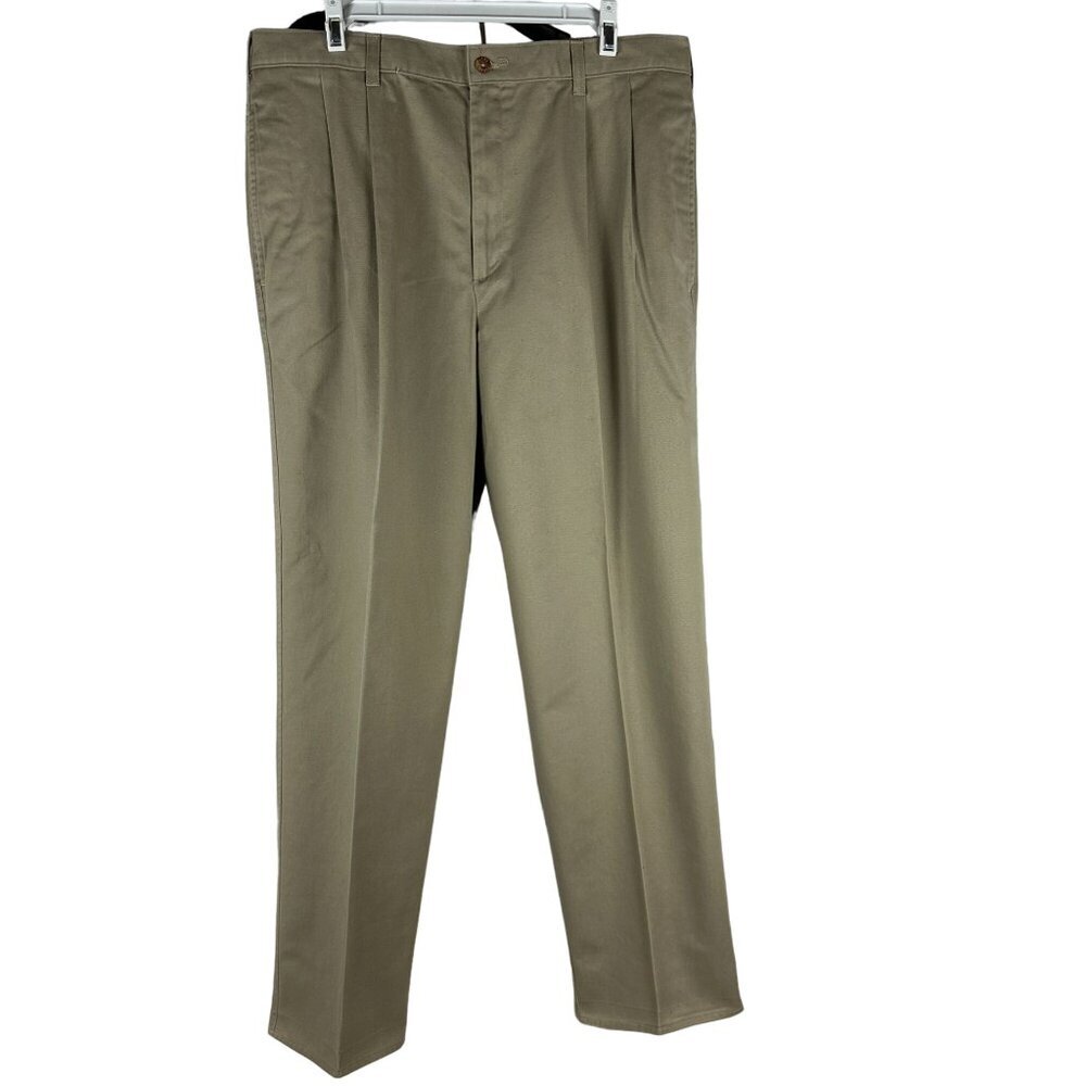 Farah Khakis Mens Pants 100% Cotton Size 36x30 Khaki